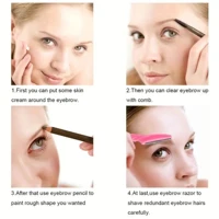 5/10/30/40pcsbrow Razor and Face Razor for Women and Men, Eyebrow Hair Trimmer and Shaver with Protective Cover,Safe 2