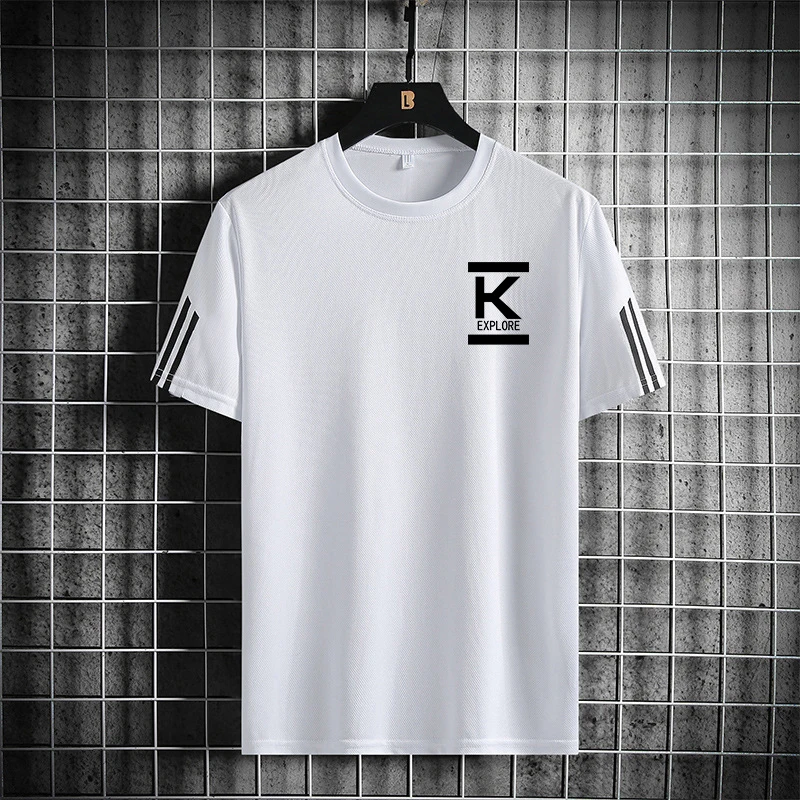 بدلة رياضية رجالية عصرية وعصرية بأكمام قصيرة سريعة...