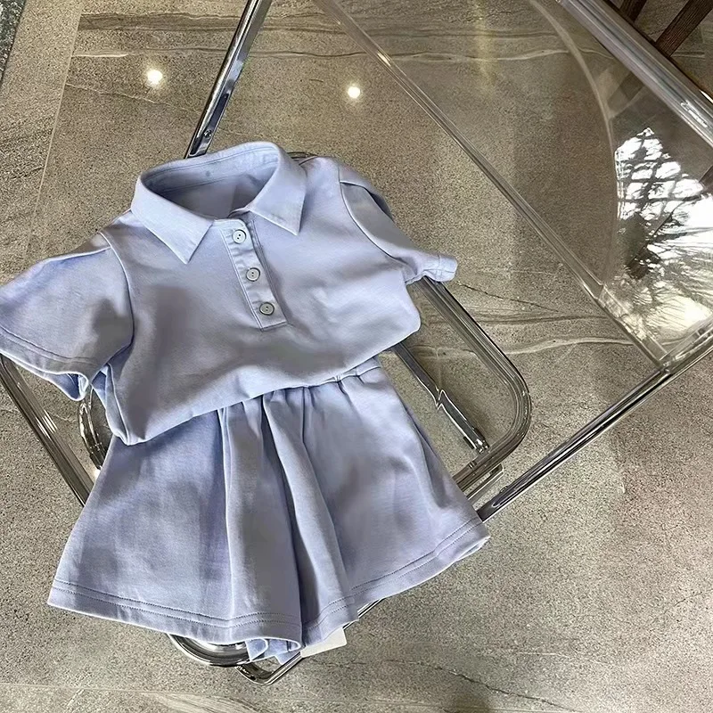 baby clothing set essentials 2022 Summer New Baby Short Sleeve Clothes Set Casual Children 2pcs Suit Solid Boys Tops + Pants Set Infant Girl T Shirt Outfits Baby Clothing Set discount