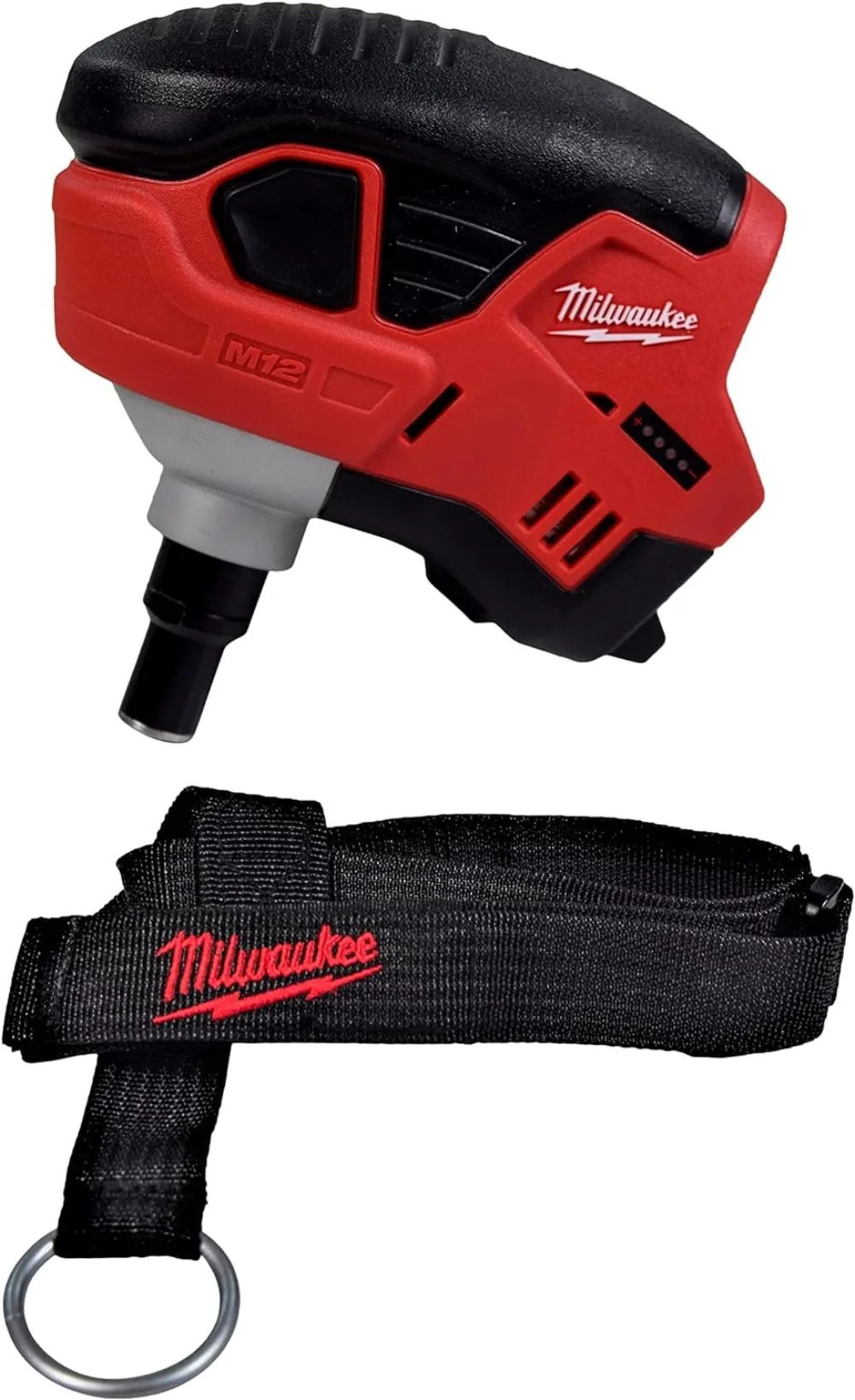 Milwaukee 2458-20 M12 12V Lithium-Ion Cordless Palm Nailer Bare Tool 6D-16D Magnetic Collet Provides Secure Hold for One-handed