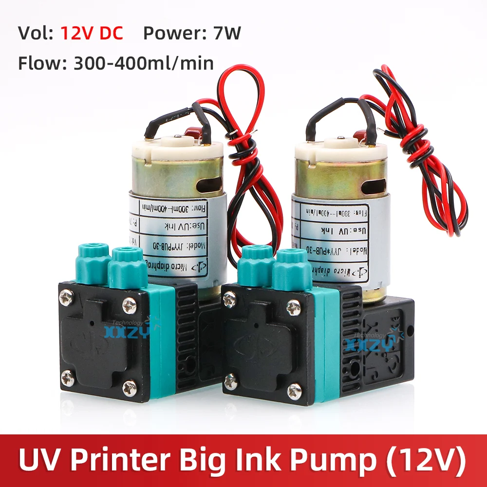 Pompa inchiostro solvente KHF-30 DC 24V 12V 7W 300-400 ml per FY Pompa inchiostro solvente KHF-30 DC 24V 12V 7W 300-400 ml per FY