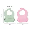 Waterproof Baby Bibs Baby Stuff Cute Cartoon Animal Printed Kids Bib Girl Boy Adjustable Soft Silicone Bib Baby Feeding Stuff 4