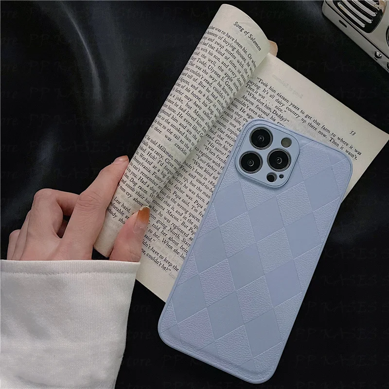 iphone 13 pro max case leather Retro High Quality Leather Case For iPhone 13 12 Pro Max 11 XS Mini 7 8Plus Camera Protection Khaki Matte Silicone Plain Color best case for iphone 13 pro max