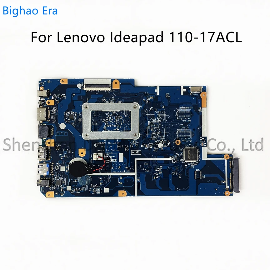 para Lenovo Ideapad 11017acl Placa-mãe do Portátil com Amd a6 a8 Cpu Fru: 5b20l72480 5b20l72483 5b20l72492 100 Novo Cg721 Nm-a911 - Imagem 6
