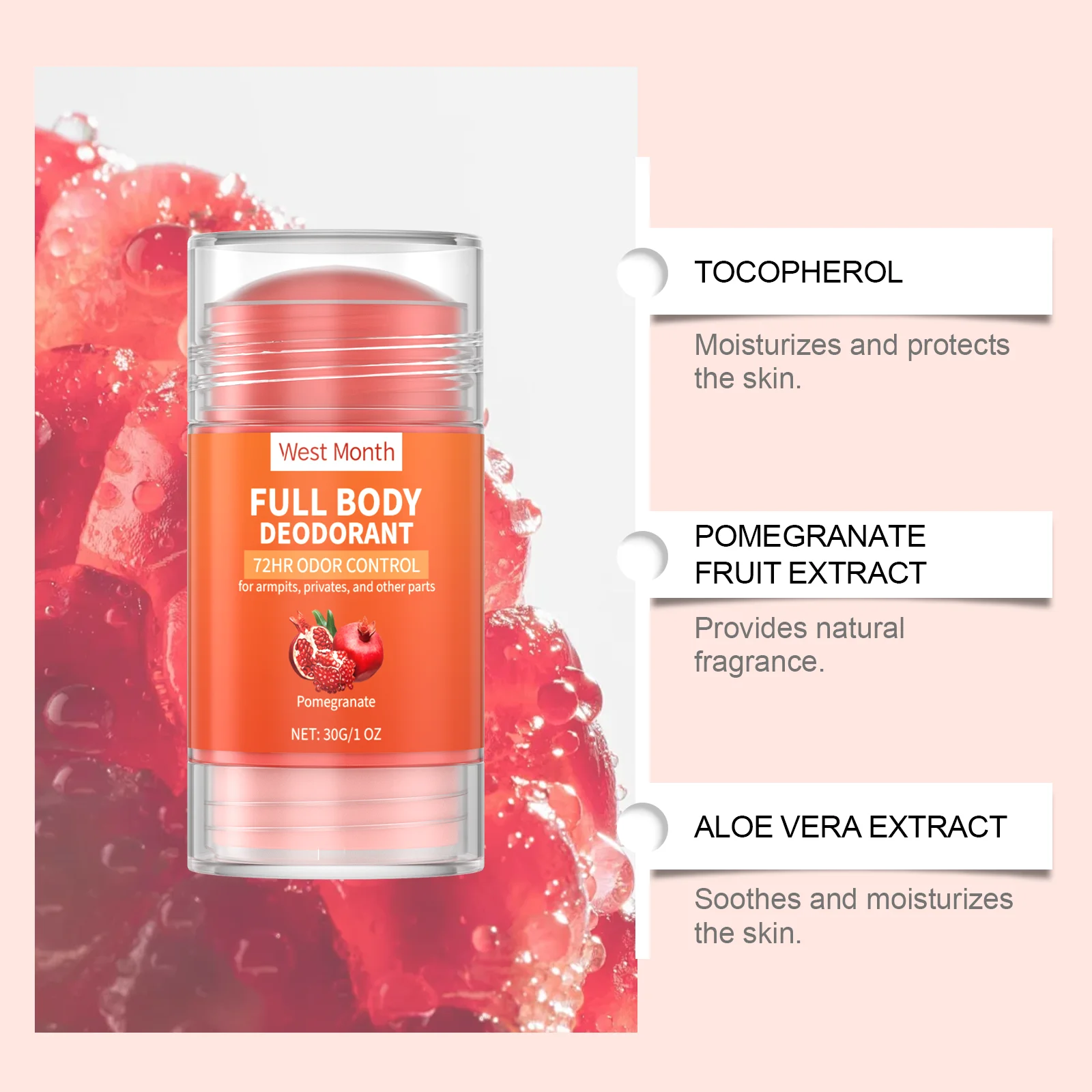 Granatäpple kroppsdeodorant kräm 72 timmar aluminiumfri_voghion.com