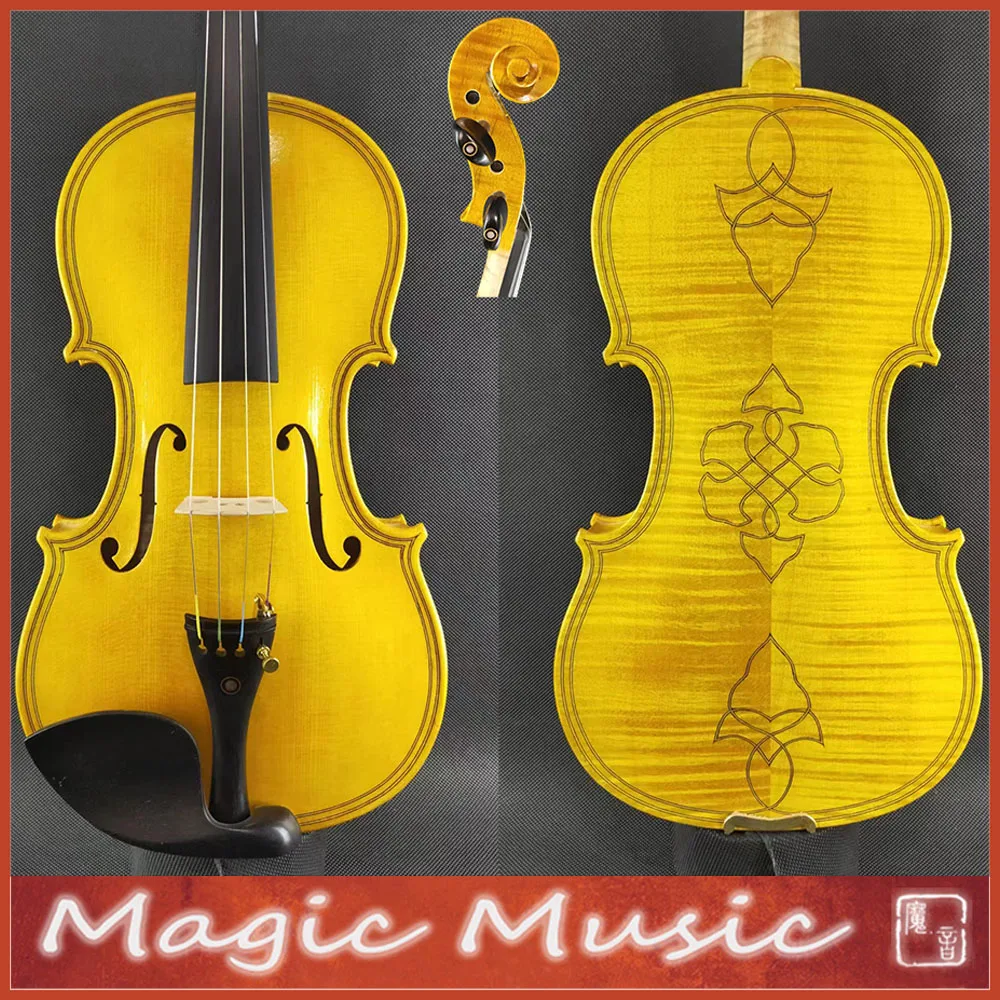 Acoustic Violin Violin Accessories Professional Violin with Clear Varnish Canadian Engelman Spruce 4/4 Size