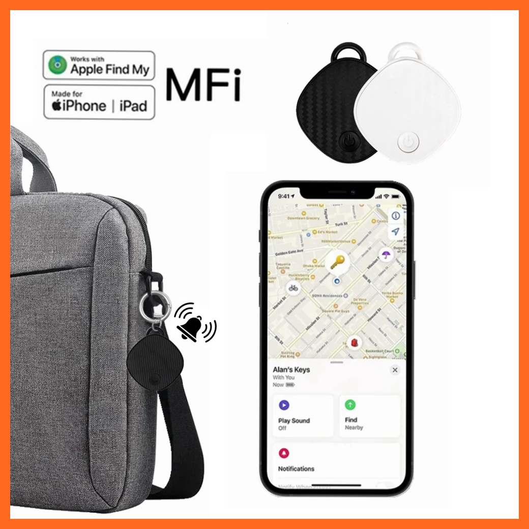 Сертифицированный MFi мини-GPS-трекер