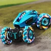 RC Stunt Car Remote Control Car Watch Hand Gestures 4WD 360° Rotating Off-road Climbing Exhaust Blowtorch Music Toy For Children 1