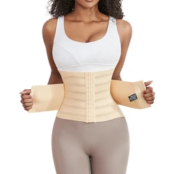 Women's Slimming Waist Trainer Corset and Shapewear Belt - 3XL (S0285-Skin)