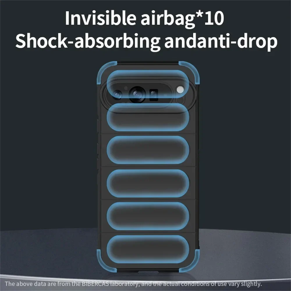 Vibrant Silicone Matte Shockproof Case - Skin Feel Airbag Protection Cover