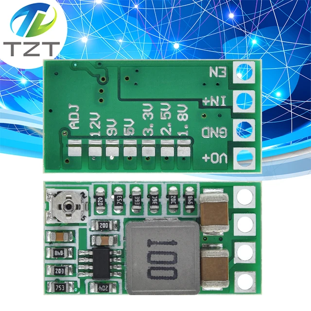 Mini DC-DC 12-24V To 5V 3A Step Down Power Supply Module Voltage Buck  Converter Adjustable 97.5% 1.8V 2.5V 3.3V 5V 9V 12V - AliExpress