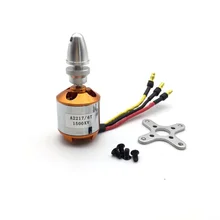 

A2217 2217 950KV 1250KV 1500KV 2300KV Outrunner Brushless Motor For RC Airplane Aircraft Plane Quadrocopter Multi-copter