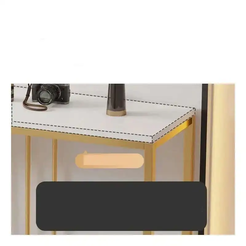 Luxury Entry Porch Table New Chinese Living Room Sofa Tables Against The Wall Corridor Console Tables Iron Narrow Table D
