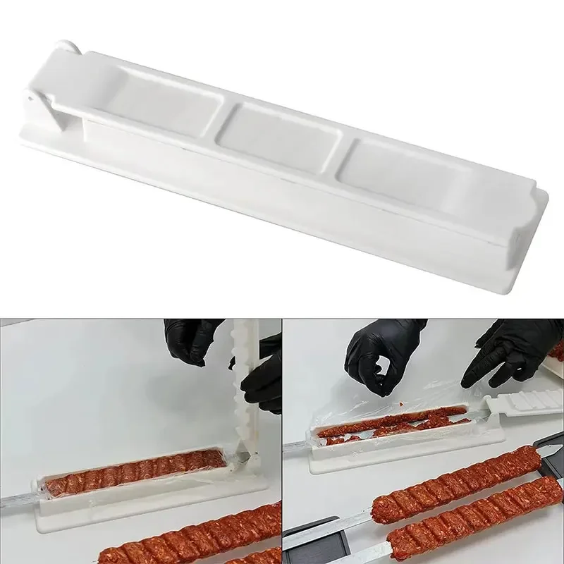Barbecue Skewer Mold Kebab Press Maker Manual Kabob Mould Outdoor BBQ Tools for Traditional Turkish Kebabs kebab maker,bbq grilling accessories