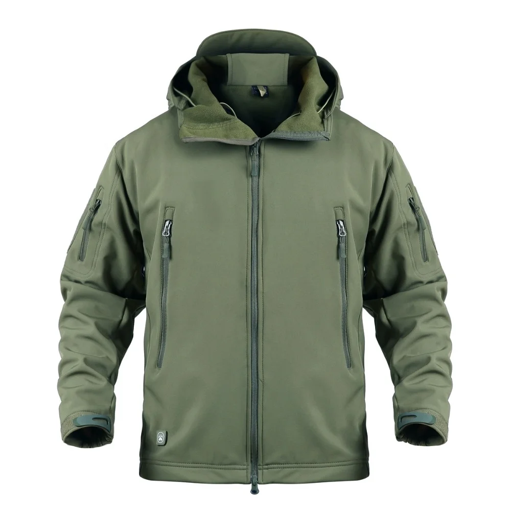 Men's Tactical Jacket Soft Shell Winter Military Outdoor Coat_voghion.com