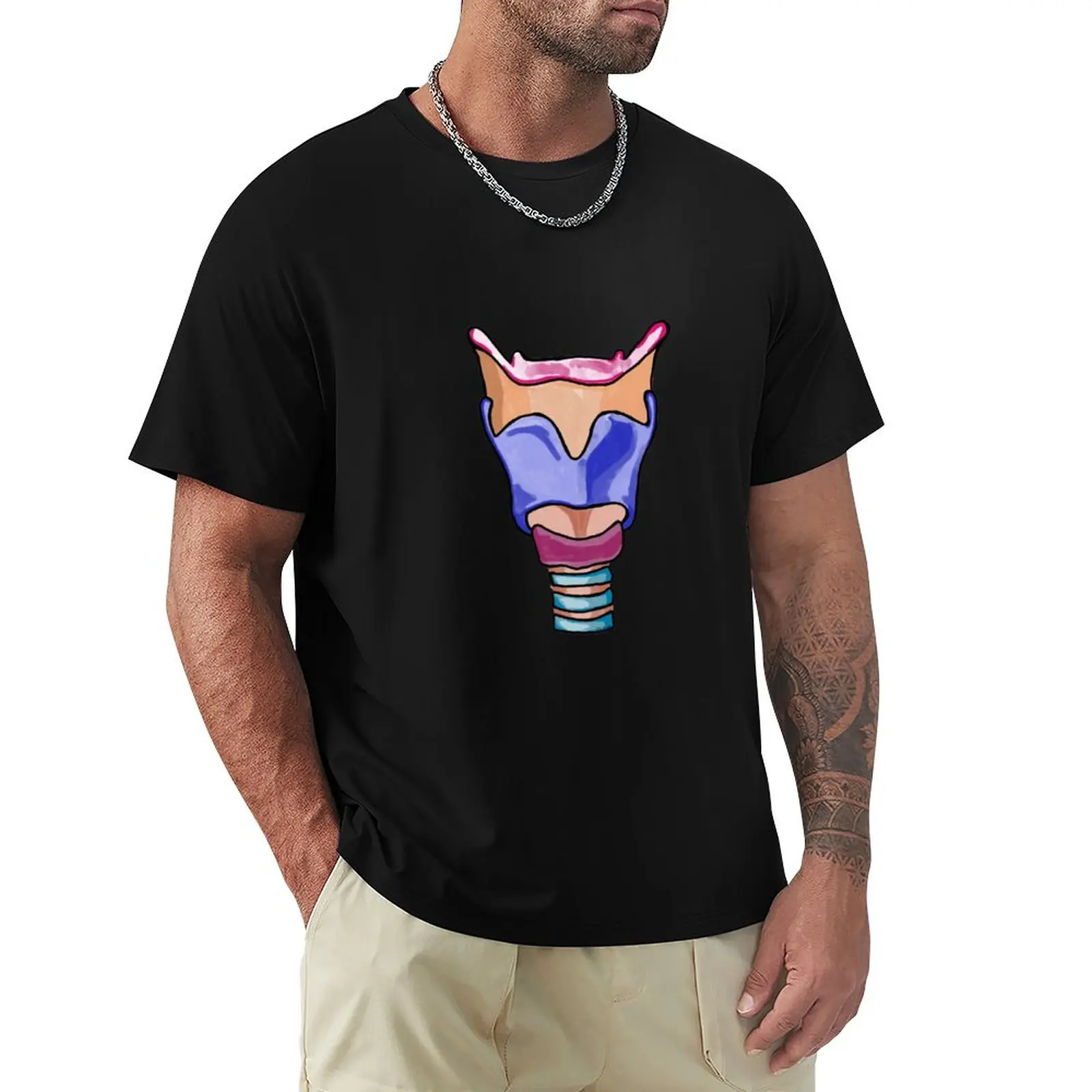 

Groovy Larynx T-Shirt anime custom t shirts design your own tops T-shirt short oversized t shirt men
