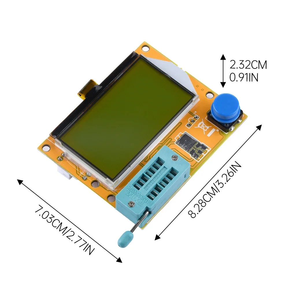 Tester LCR-TC1 Per Transistor E Componenti - Display Colorato TFT | Portatile Per Elettronica