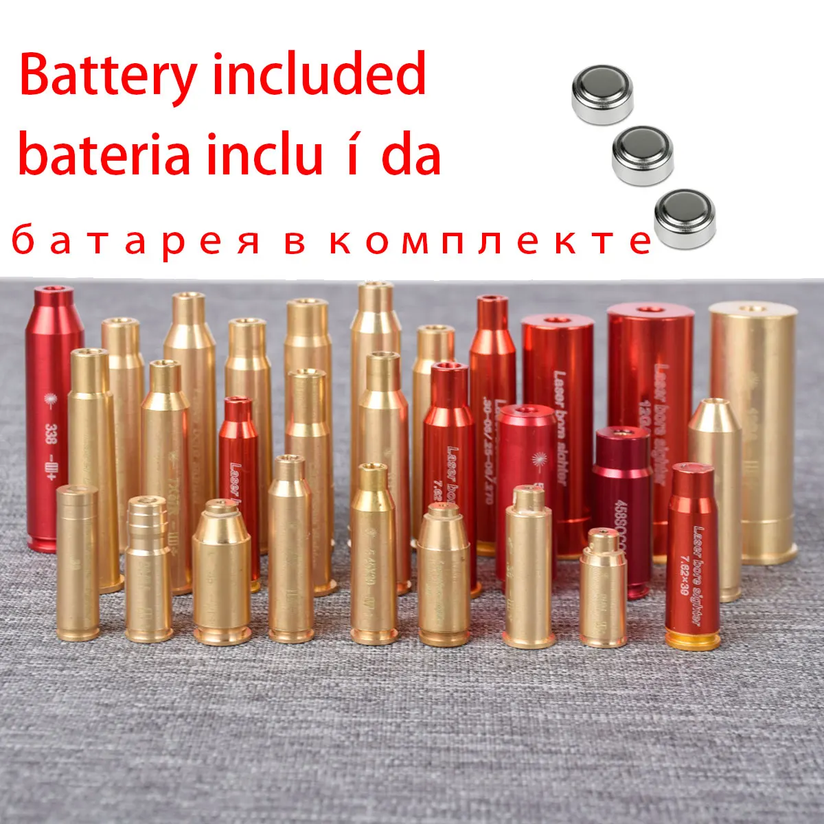 

Тактическая красная лазерная Пуля для прицела Калибр 12GA 20GA .223 .308 5,45x39 300WIN 7,62x39 9x19 мм защелкивающиеся колпачки