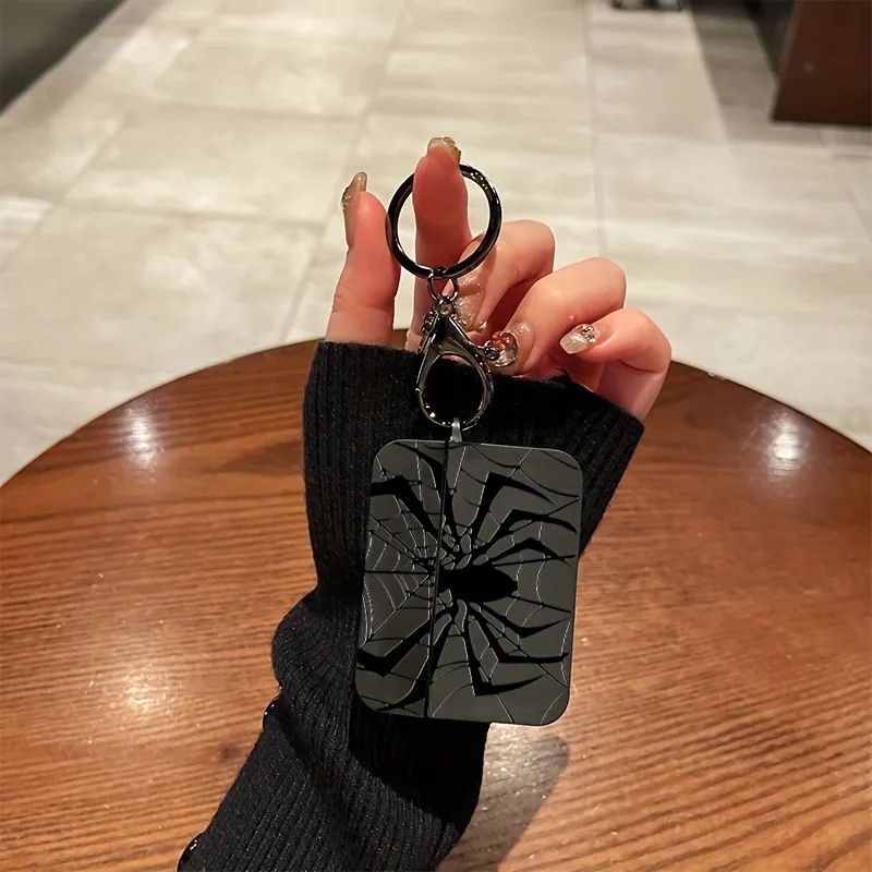 Black Wireless Earphone Case with Anti Drop Design and Keychain