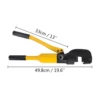 VEVOR RC-22 Integral Hydraulic Rebar Cutter Clamp 13Ton Manuel Integral Cutting Tool Max Cutting 9/10in Making Roll Cages Frames 6