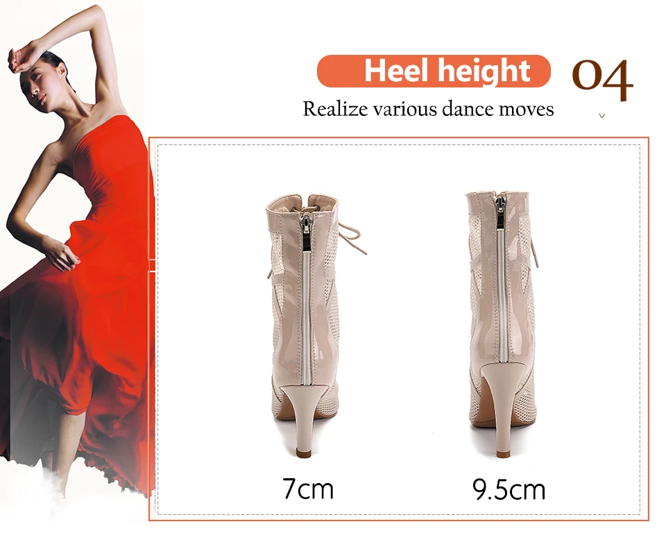 talon - Chaussures de Danse Latine à Talons Hauts – Modèle LUNA II Brillant Outdoor - Couleurs Lagon