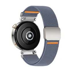 Magnetic Strap Bracelet for Smartwatches - Stylish and Adjustable (Blue gray)