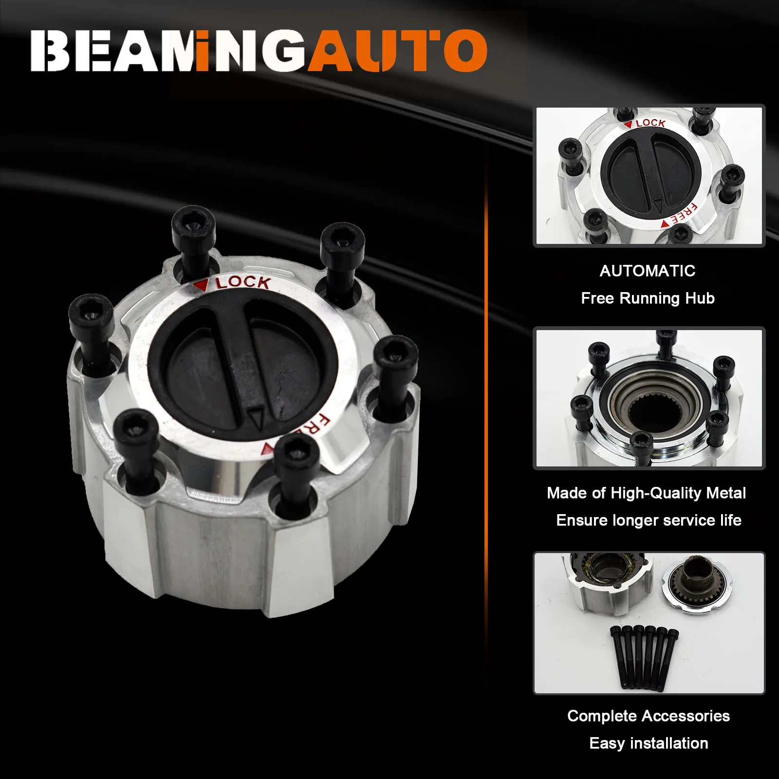 40250-2S610 For Nissan 4x4 D21 D22 Pickup Xterra Pathfinder Navara Free Wheel Locking Hub Padlocks 28 Splines Auto Accessories