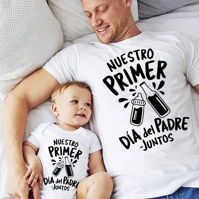 Padre Juntos Camisetas Personalizadas Bebe Y Papa Camiseta Papa