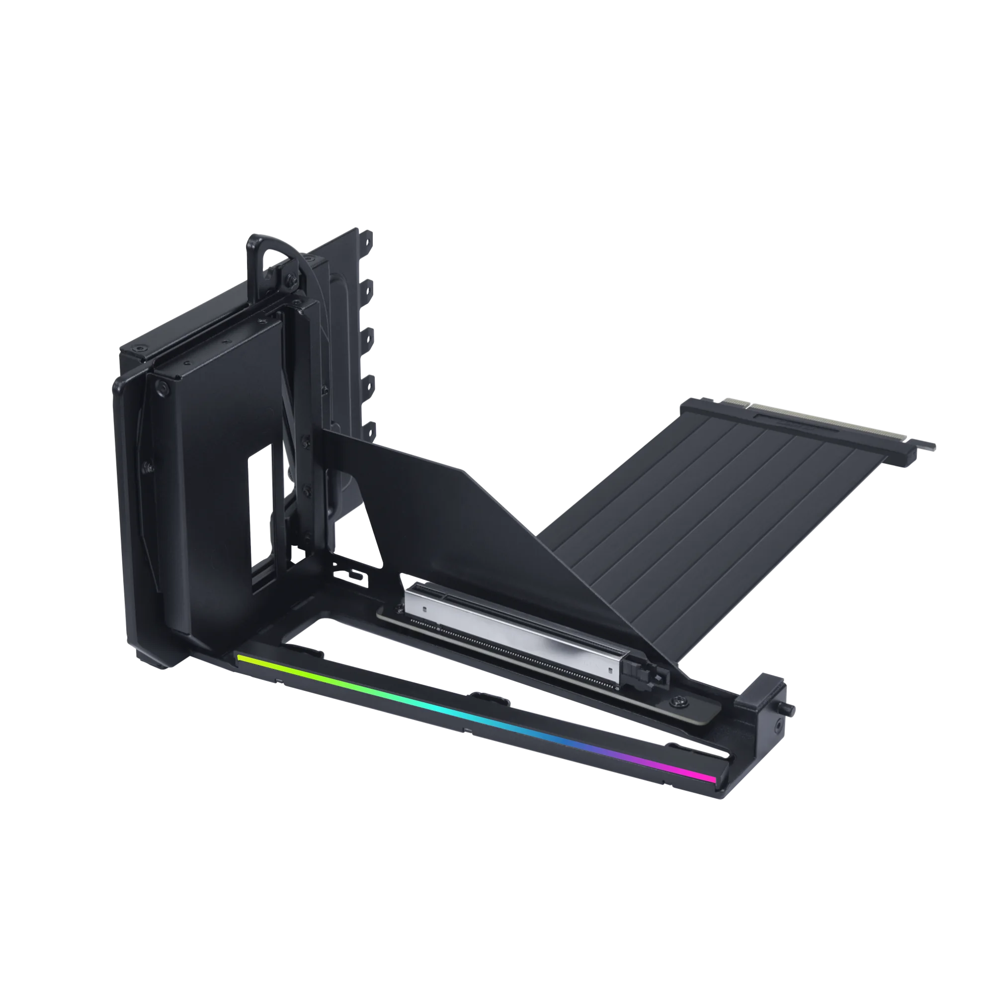 PC Case Accessory Lian-Li ATX Multi-Direction Vertical GPU Card Holder Kit Premium Gen 5 Riser Cable PCI-E 5.0 x16-200mm