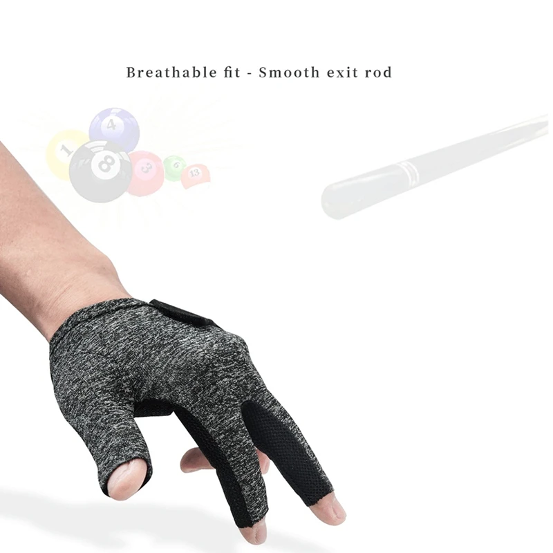Glove Professional Fix Finger Billiard Wristband Gloves Carom Snooker Practice Billiards Accessories 6
