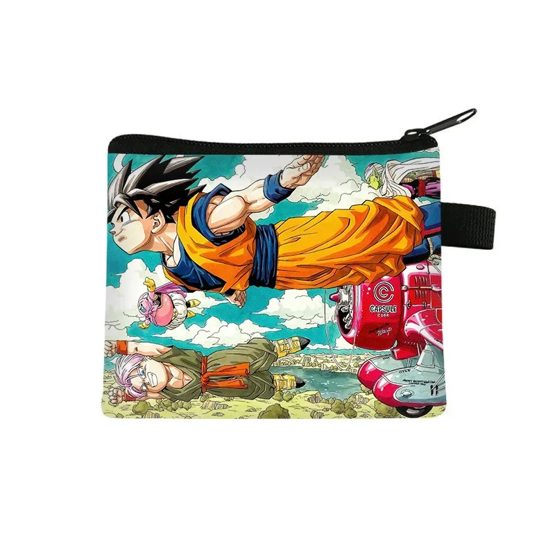 2023 Dragon Ball Coin Purse Cartoon Figure Mini Wallet Boys Girls Storage Bags Portable Cute Card Holder Children Baithday Gifts