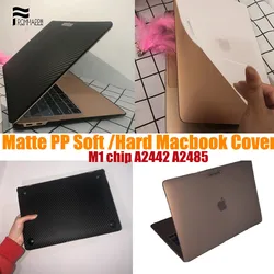 Portátil de silicone/caso duro para macbook ar 13 caso para m1 chip pro 13 a2338 capa para novo ar 13 a2179 escudo para macbook retina