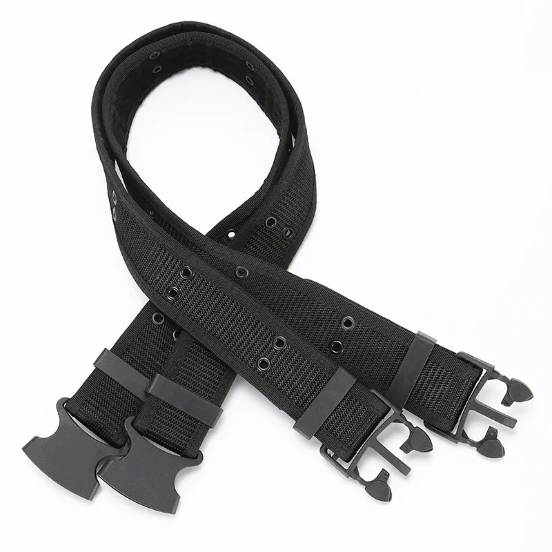 

Woven Security Belt Security Patrol Duty Outdoor Sports Plastic Buckle Tactical Security Belt for Men Designer