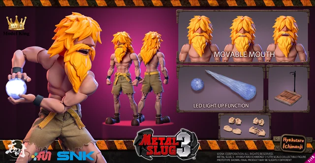 In Stock TUNSHI STUDIO TS-011 1/12 Scale Old Man METAL SLUG 3 