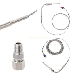 Enhanced Metal Temperature Thermocouple K Type, Wide Range -100 to 1250°C (4M)