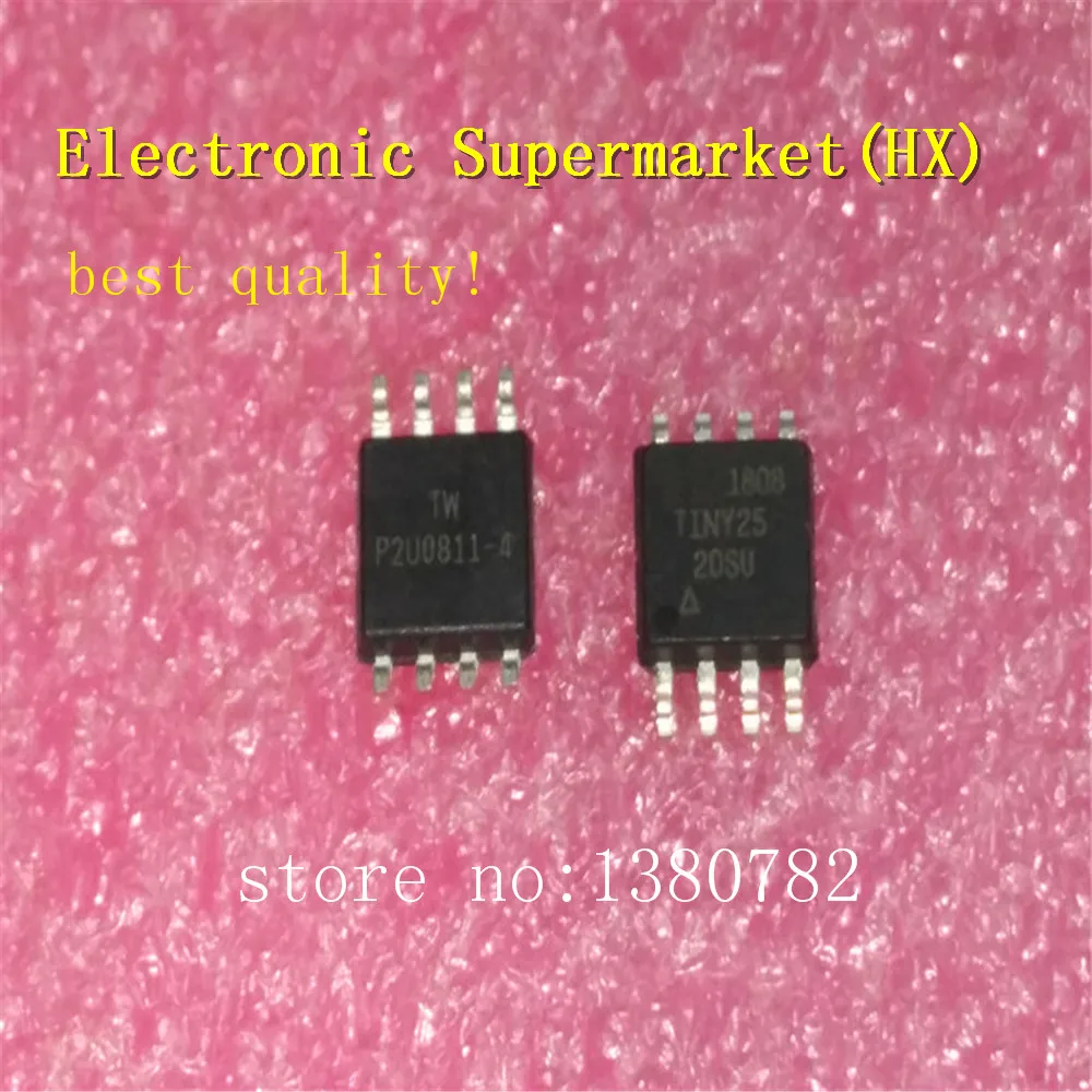 

100% оригинальные детали 50 шт./лот ATTINY25-20SU ATTINY25 MSOP-8 IC!