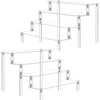Black 1-5 Tier Acrylic Display Stand Clear Display Riser Rack for Cupcake Perfume Doll Décor Organizer Amiibo Funko POP Figures 2