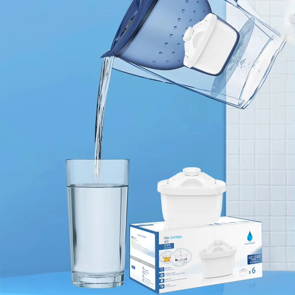 Filter Cartridge for Kitchen Water Purifier,Activated Carbon Water Filter for Reducing Limescale Chlorine Refills