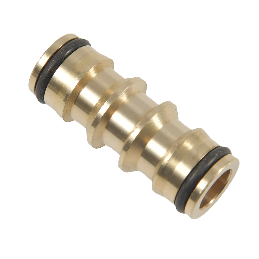 

Full Copper Pacifier 2-way Joint Quick Joint Butt Tool Adapter Garden Irrigation Connector 1 Pc Pure Copper Double Connector