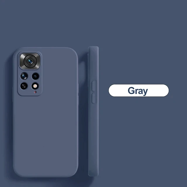 thumbnail image 1 of Liquid Silicone Original Case for Xiaomi Redmi Note 12 pro 11S 11pro 5G Shockproof Back Soft Cover Note 9pro10S Note 13 pro plus, 1 of 5