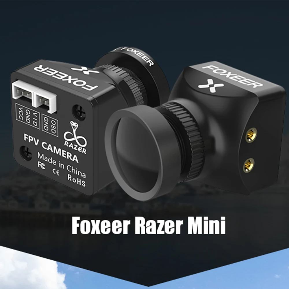 Foxeer Razer Mini V2 HD 5MP 2.1mm M12 Lens 1200TVL Standard FPV Camera NTSC PAL Switchable 4ms Latency 22*22mm for FPV Drone thumbnail 2