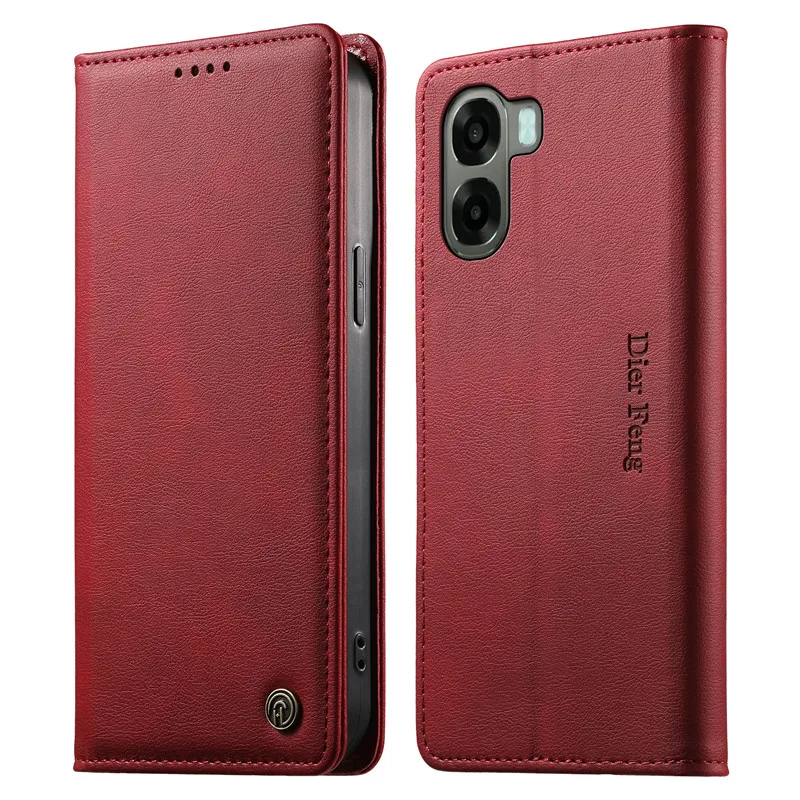 Premium Anti-Theft Leather Flip Phone Case with Magnetic Closure - Business Wallet Style