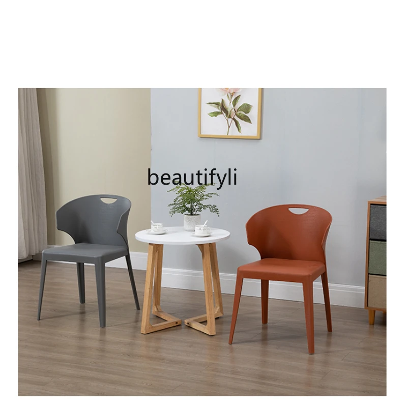 

yj Nordic Dining Chair Home Balcony Leisure Tea Table Chair Coffee Chair 2 Pcs/Set