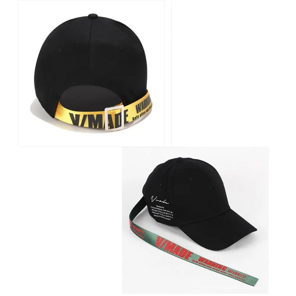 Herren Hüte Femme Punk Verstellbare Mütze mit langem Band Baseball Caps Hip Hop Hüte Duckbill Chapeau – Detail 8