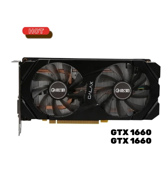 

GALAXY GeForce GTX 1660 6G GDDR6 192bit DVI HDMI DP Graphics Card GPU Support AMD Intel Desktop CPU Motherboard