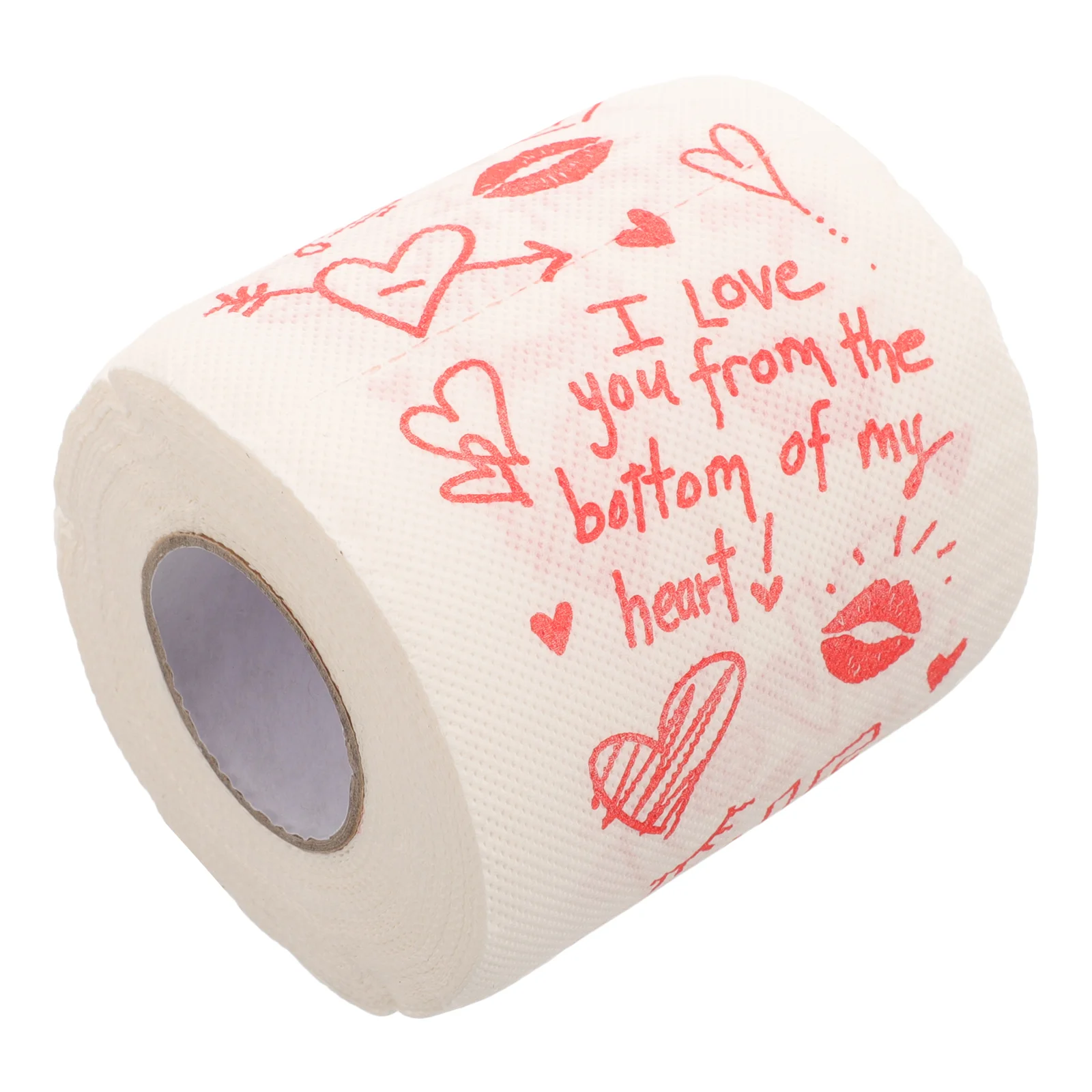 

Love Valentine Printed Roll Paper Valentine Printing Napkin Bathroom Roll Tissue Toilet Tissue