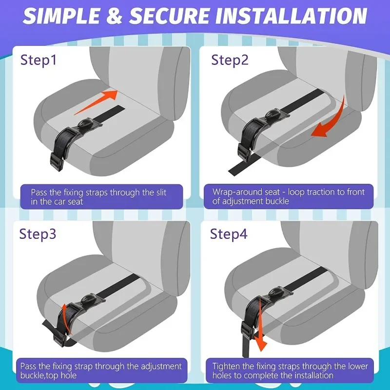 Maternity Seat Belt Adjuster & Protector Kit