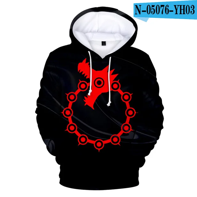 2022 Brand New Seven Deadly Sins 3DHoodies Sweatshirt Men/Women Anime Casual Hoodie Fashion Trendy Fall Hoodie Clothes palm angels sweatshirt Hoodies & Sweatshirts