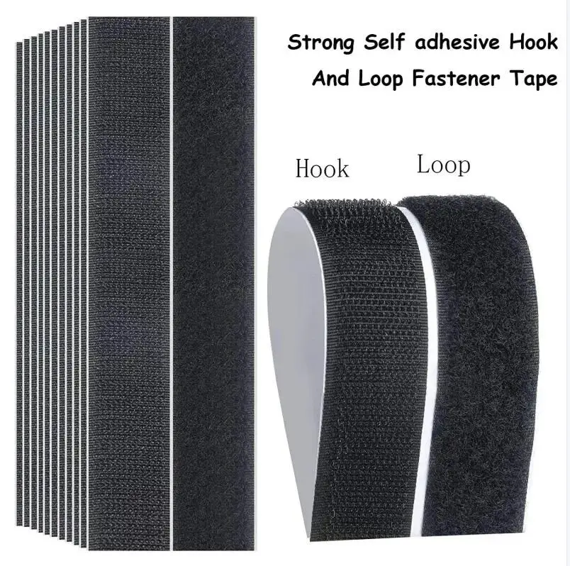 Description Picture 4 of item1Meter Strong Self Adhesive Hook and Loop Fastener Tape Double Sided Adhesive Tape with Glue Sticker velcroes Tape 20/25/30/50mm