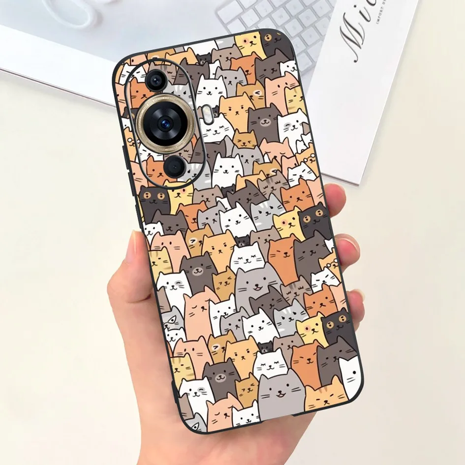 Stylish Fashion Pattern Soft Silicone Phone Case for Huawei Nova 11 Series